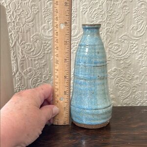 Small pale blue vase